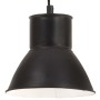 Schwarze runde Hängelampe 25 W 17 cm E27 von , Lampen - Ref: Foro24-320573, Preis: 27,10 €, Rabatt: %
