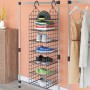 Hängendes Regal für Schrank mit 7 Regalen von , Kommoden-Organizer und Bar-Kleiderbügel - Ref: Foro24-344375, Preis: 33,19 €,...