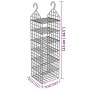 Hängendes Regal für Schrank mit 7 Regalen von , Kommoden-Organizer und Bar-Kleiderbügel - Ref: Foro24-344375, Preis: 33,19 €,...