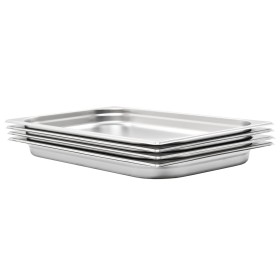 Gastronorm-Behälter 4 Stück GN 1/1 40 mm Edelstahl von , Eimer für Dampftische - Ref: Foro24-50879, Preis: 52,97 €, Rabatt: %