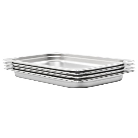 Gastronorm-Behälter 4 Stück GN 1/1 40 mm Edelstahl von , Eimer für Dampftische - Ref: Foro24-50879, Preis: 52,97 €, Rabatt: %