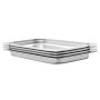Gastronorm trays 4 units GN 1/1 40 mm stainless steel by , Buckets for steam tables - Ref: Foro24-50879, Price: 52,97 €, Disc...