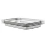 Gastronorm trays 4 units GN 1/1 40 mm stainless steel by , Buckets for steam tables - Ref: Foro24-50879, Price: 48,29 €, Disc...