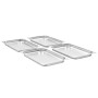 Gastronorm-Behälter 4 Stück GN 1/1 40 mm Edelstahl von , Eimer für Dampftische - Ref: Foro24-50879, Preis: 52,97 €, Rabatt: %