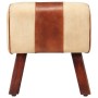 Bank, gym horse, genuine leather, wood, brown handle, 38 cm by , Dining and kitchen benches - Ref: Foro24-320787, Price: 80,2...
