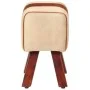 Bank, gym horse, genuine leather, wood, brown handle, 38 cm by , Dining and kitchen benches - Ref: Foro24-320787, Price: 78,9...