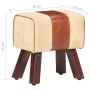 Bank, gym horse, genuine leather, wood, brown handle, 38 cm by , Dining and kitchen benches - Ref: Foro24-320787, Price: 78,9...