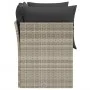Garden sofa with cushions, 2 seats, light gray synthetic rattan by , Outdoor sofas - Ref: Foro24-366192, Price: 175,47 €, Dis...