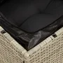 Garden sofa with cushions, 2 seats, light gray synthetic rattan by , Outdoor sofas - Ref: Foro24-366192, Price: 175,47 €, Dis...