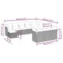 Garden sofa set 12 pieces and gray synthetic rattan cushions by , Garden sets - Ref: Foro24-3250471, Price: 859,18 €, Discoun...