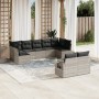 Gartenmöbel-Set 9-teilig mit Kissen aus hellem grauem Kunst-Rattan. von , Gartensets - Ref: Foro24-3252959, Preis: 609,89 €, ...