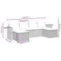 Set de sofás de jardín 6 pzas y cojines ratán sintético gris de , Conjuntos de jardín - Ref: Foro24-3263858, Precio: 376,96 €...