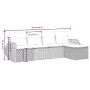 Set de sofás jardín y cojines 5 pzas ratán sintético gris claro de , Conjuntos de jardín - Ref: Foro24-3264088, Precio: 345,5...