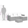 Gartensofagarnitur mit beigen Kissen, 3-teilig, aus PE-Rattan. von , Gartensets - Ref: Foro24-365828, Preis: 265,78 €, Rabatt: %