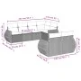 Garden sofa set 7 pieces with light gray PE rattan cushions by , Garden sets - Ref: Foro24-3253949, Price: 567,72 €, Discount: %