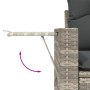 Gartensofagarnitur 6-teilig mit grauen Polstern aus synthetischem Rattan von , Gartensets - Ref: Foro24-3220101, Preis: 359,3...