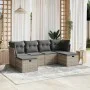 Set de sofás de jardín 6 pzas y cojines ratán sintético gris de , Conjuntos de jardín - Ref: Foro24-3263238, Precio: 379,49 €...