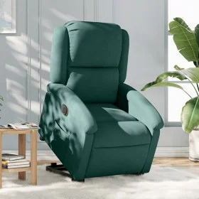 Sillón eléctrico reclinable elevable de terciopelo verde oscuro de , Sillones - Ref: Foro24-3204324, Precio: 325,71 €, Descue...