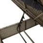 Set of 3-piece synthetic rattan sun loungers with gray cushions by , Loungers - Ref: Foro24-3284265, Price: 295,03 €, Discoun...