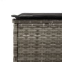 Liegewagen-Set mit Kissen, 3-teilig, aus grauem Kunststoff-Rattan. von , Liegen - Ref: Foro24-3284265, Preis: 288,39 €, Rabat...