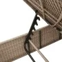 Set of 3-piece synthetic rattan sun loungers with beige cushions by , Loungers - Ref: Foro24-3284267, Price: 315,93 €, Discou...
