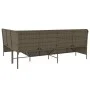 Gartensofa in L-Form mit grauen Kissen aus synthetischem Rattan. von , Outdoor-Sofas - Ref: Foro24-369002, Preis: 355,21 €, R...