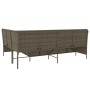 Sofá de jardín en forma de L con cojines ratán sintético gris de , Sofás de exterior - Ref: Foro24-369002, Precio: 364,68 €, ...