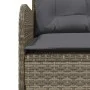 L-shaped garden sofa with gray synthetic rattan cushions by , Outdoor sofas - Ref: Foro24-369002, Price: 355,21 €, Discount: %