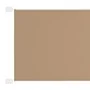 Vertical awning taupe gray oxford fabric 180x1200 cm by vidaXL, Umbrellas - Ref: Foro24-148422, Price: 84,36 €, Discount: %