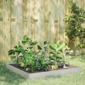 Jardinera de acero inoxidable 100x100x18,5 cm de , Maceteros y jardineras - Ref: Foro24-851014, Precio: 42,91 €, Descuento: %