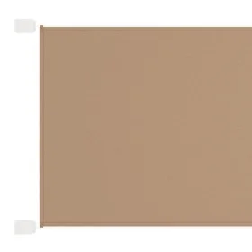 Vertical awning taupe gray oxford fabric 100x600 cm by vidaXL, Umbrellas - Ref: Foro24-148405, Price: 45,41 €, Discount: %