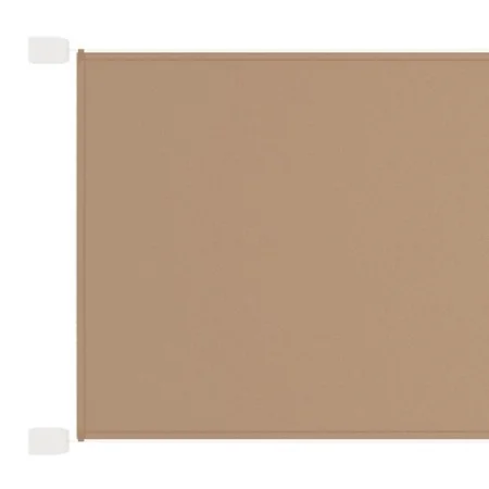 Vertical awning taupe gray oxford fabric 100x600 cm by vidaXL, Umbrellas - Ref: Foro24-148405, Price: 45,41 €, Discount: %