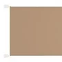 Vertical awning taupe gray oxford fabric 100x600 cm by vidaXL, Umbrellas - Ref: Foro24-148405, Price: 45,41 €, Discount: %