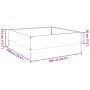 Edelstahl-Pflanzgefäß 100x100x33,5 cm von , Töpfe und Pflanzgefäße - Ref: Foro24-851028, Preis: 63,78 €, Rabatt: %