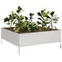 Jardinera de acero inoxidable 100x100x25 cm de , Maceteros y jardineras - Ref: Foro24-851035, Precio: 72,76 €, Descuento: %