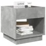 Bedside table with Infinity LED gray concrete 50x50x50 cm by , Nightstands - Ref: Foro24-3284087, Price: 82,07 €, Discount: %