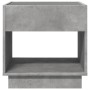 Bedside table with Infinity LED gray concrete 50x50x50 cm by , Nightstands - Ref: Foro24-3284087, Price: 82,99 €, Discount: %