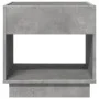 Bedside table with Infinity LED gray concrete 50x50x50 cm by , Nightstands - Ref: Foro24-3284087, Price: 82,07 €, Discount: %