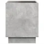 Bedside table with Infinity LED gray concrete 50x50x50 cm by , Nightstands - Ref: Foro24-3284087, Price: 82,07 €, Discount: %
