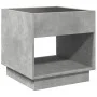 Bedside table with Infinity LED gray concrete 50x50x50 cm by , Nightstands - Ref: Foro24-3284087, Price: 82,07 €, Discount: %