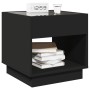 Mesita de noche con Infinity LED negra 50x50x50 cm de , Mesitas de noche - Ref: Foro24-3284085, Precio: 91,28 €, Descuento: %