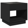 Mesita de noche con Infinity LED negra 50x50x50 cm de , Mesitas de noche - Ref: Foro24-3284085, Precio: 87,16 €, Descuento: %