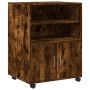Rollschrank aus geräucherter Eichen-Ingenieurholz 60x48x81 cm von , Aktenschränke - Ref: Foro24-853168, Preis: 84,76 €, Rabat...