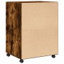 Rollschrank aus geräucherter Eichen-Ingenieurholz 60x48x81 cm von , Aktenschränke - Ref: Foro24-853168, Preis: 84,76 €, Rabat...