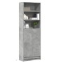 Sideboard with LED in gray concrete engineered wood 69x32.5x200 cm by , Sideboards - Ref: Foro24-3307908, Price: 128,27 €, Di...