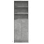 Sideboard mit LED-Beleuchtung, Holzoptik in Grau-Beton, 69x32,5x200 cm. von , Sideboards - Ref: Foro24-3307908, Preis: 128,39...