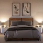 Bedside tables with LED lights 2 units white engineered wood by , Nightstands - Ref: Foro24-852048, Price: 89,92 €, Discount: %