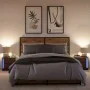 Nachttische mit LED-Lichtern, 2 Stück, aus Eichenholz in Braun. von , Nachttische - Ref: Foro24-852060, Preis: 102,86 €, Raba...