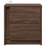 Nachttische mit LED-Lichtern, 2 Stück, aus Eichenholz in Braun. von , Nachttische - Ref: Foro24-852060, Preis: 104,47 €, Raba...