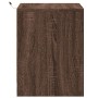 Bedside tables with LED lights 2 units engineered wood oak brown by , Nightstands - Ref: Foro24-852060, Price: 104,37 €, Disc...
